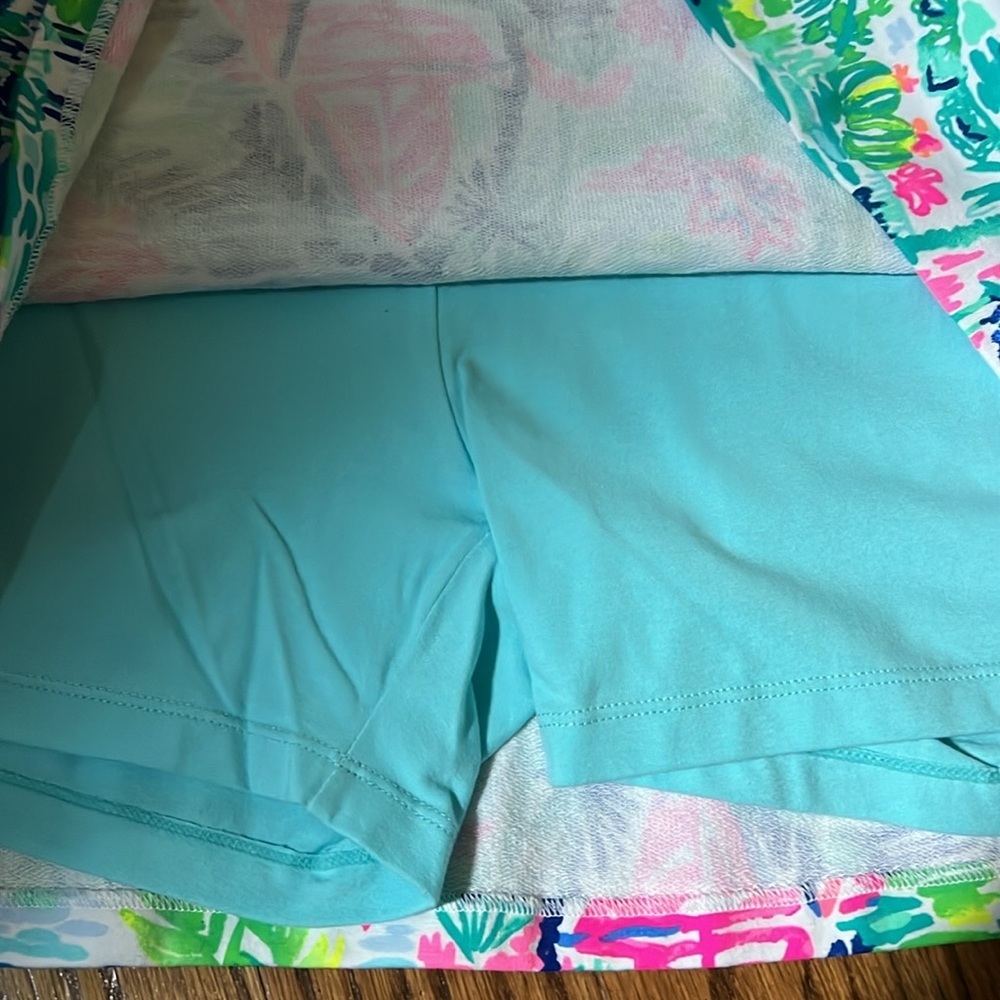 Lilly Pulitzer Madison Skort Salt in the Air size Large NWT - Picture 4 of 7